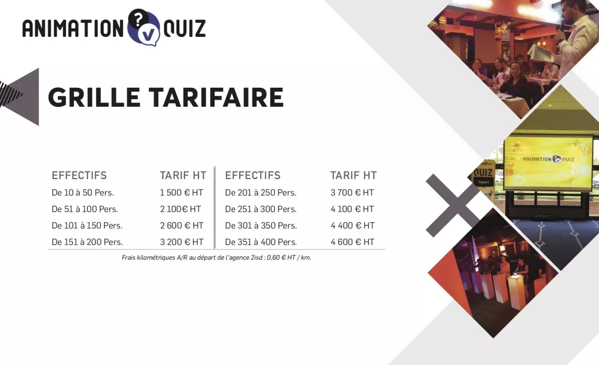 Tarifs