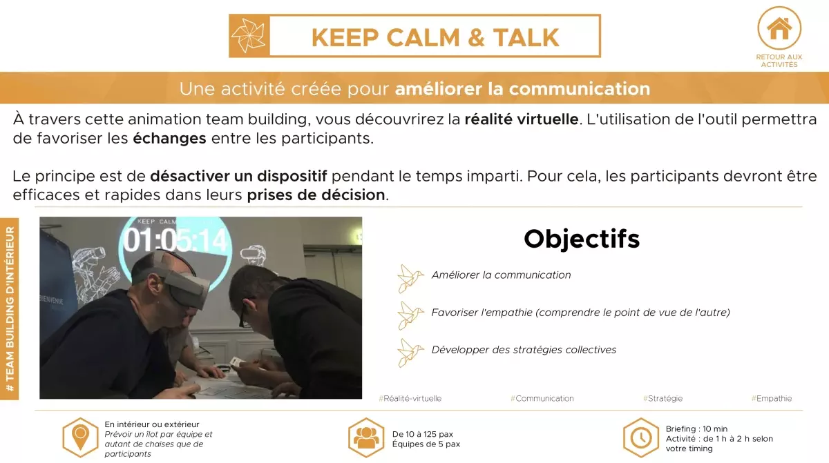 Keep calm & talk