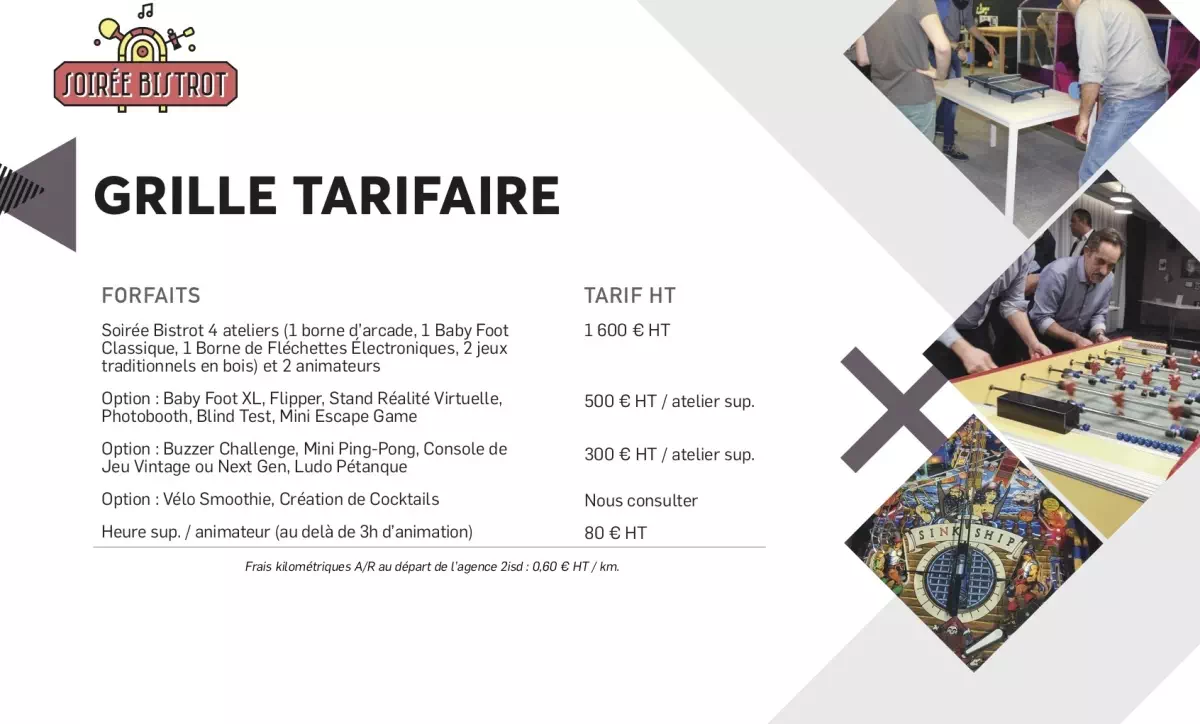 Tarifs