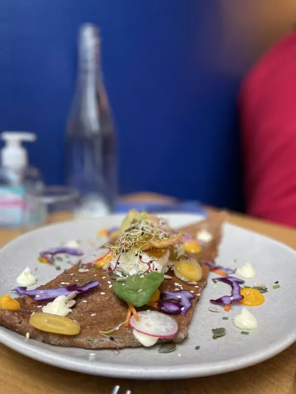 Crêpe bretonne - exemple de dégustation