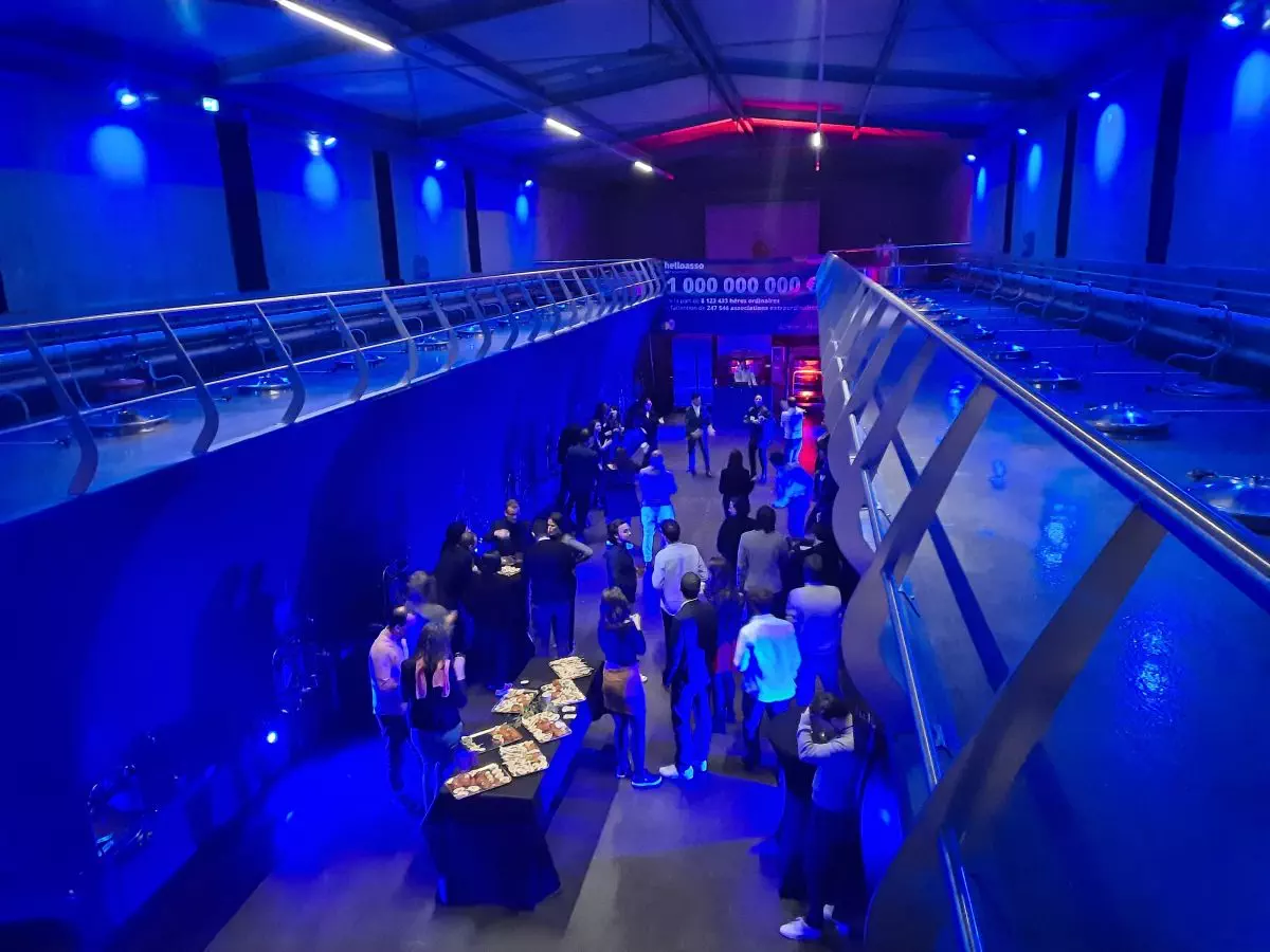 Ambiance boîte de nuit dans le cuvier