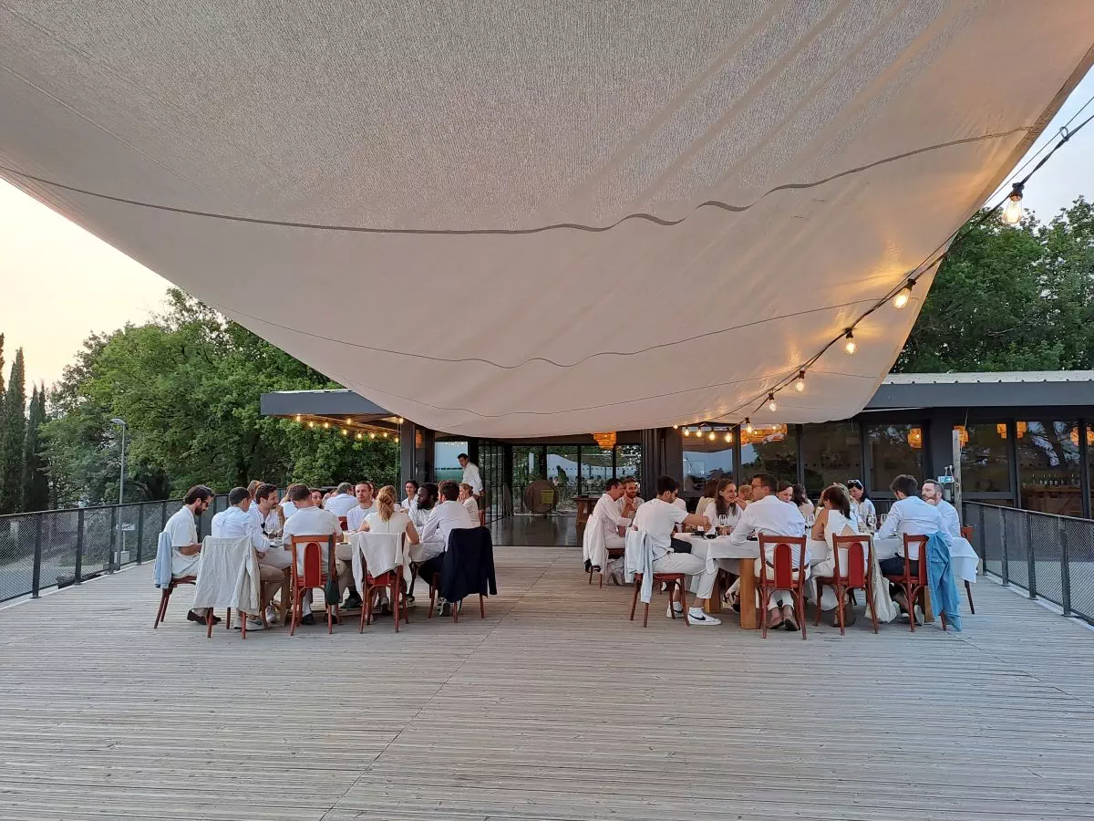 Privatisation de la terrasse, avec dîner assis