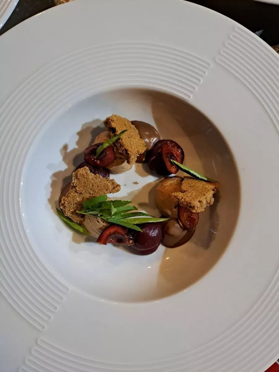 Dessert d'un dîner privatisé