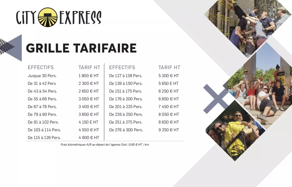 Tarifs