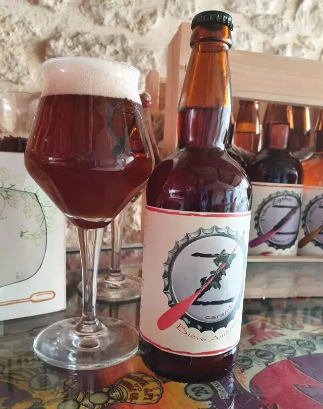Bière Ambrée au Guarana : Caramb'Asques