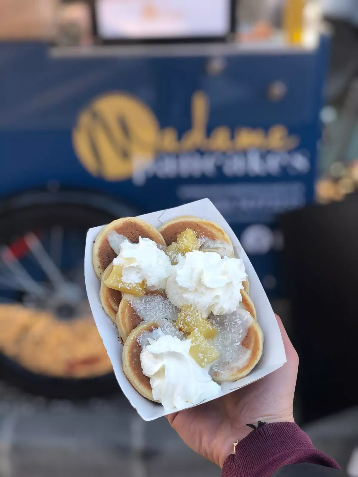 minis pancakes sucrés