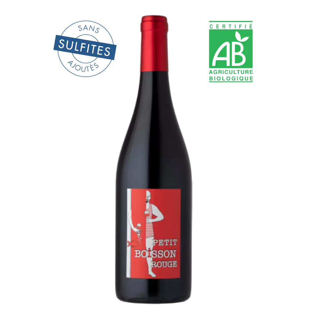 Ce vin rouge sans sulfites ajoutés est frais en bouche et sur le fruit. C’est un vin glouglou à déboucher à l’apéritif avec des amis ou sur des planches de charcuterie ou une pizza.