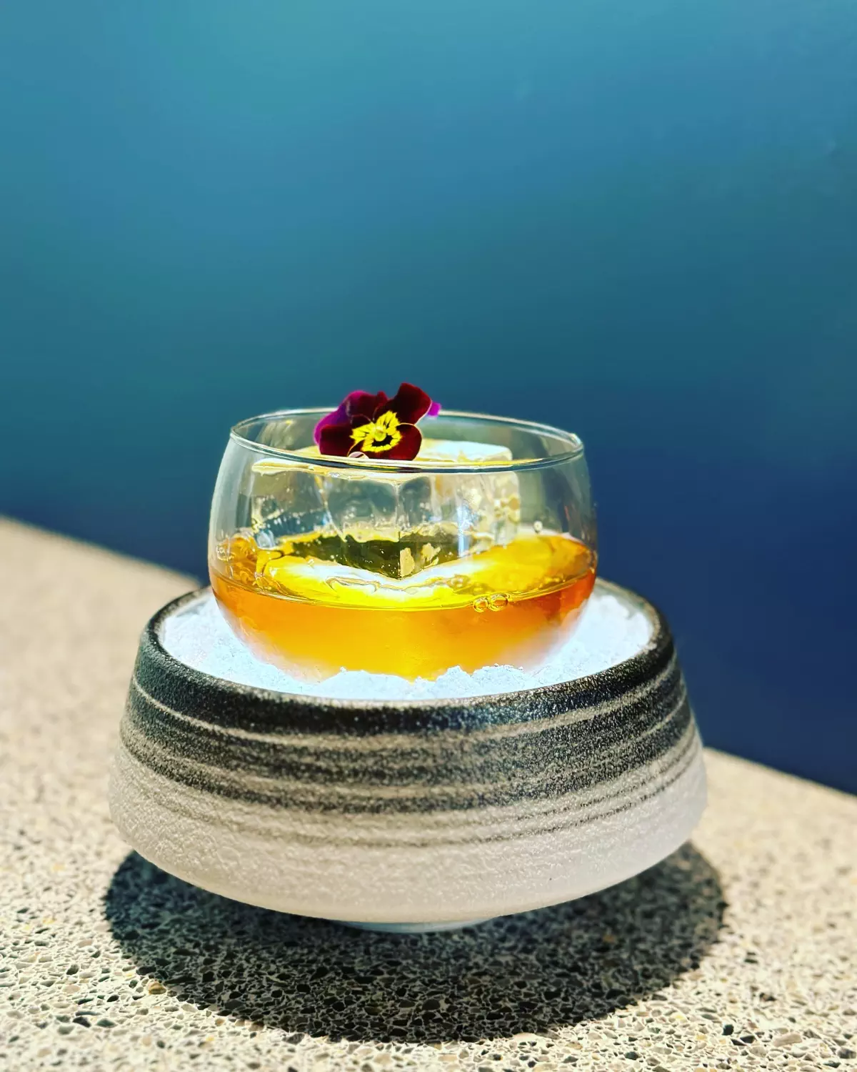 Cocktail sur mesure glace taillé 