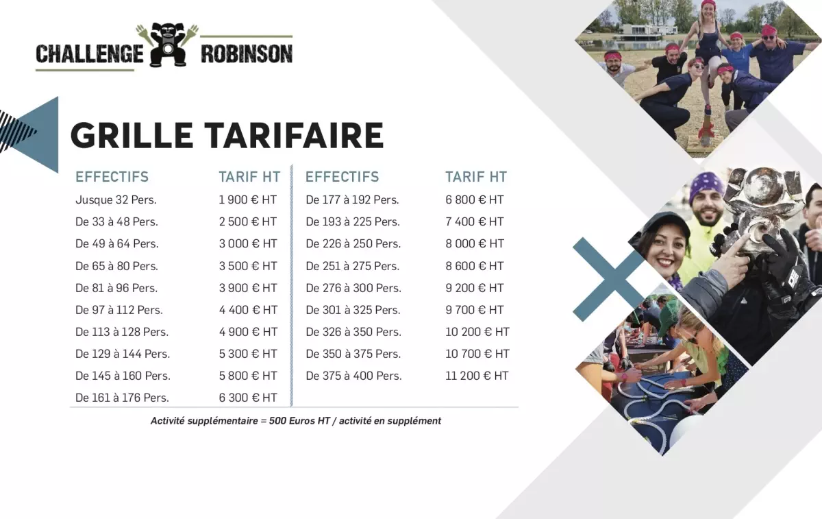 Tarifs