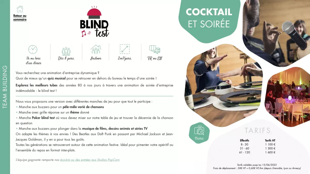 Blind test