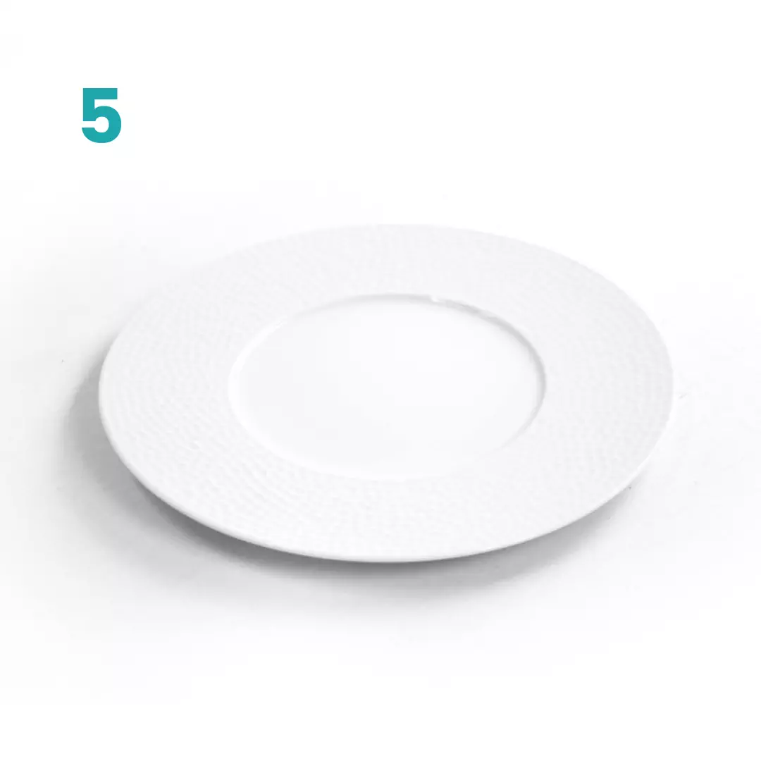 Assiette martelée 21cm