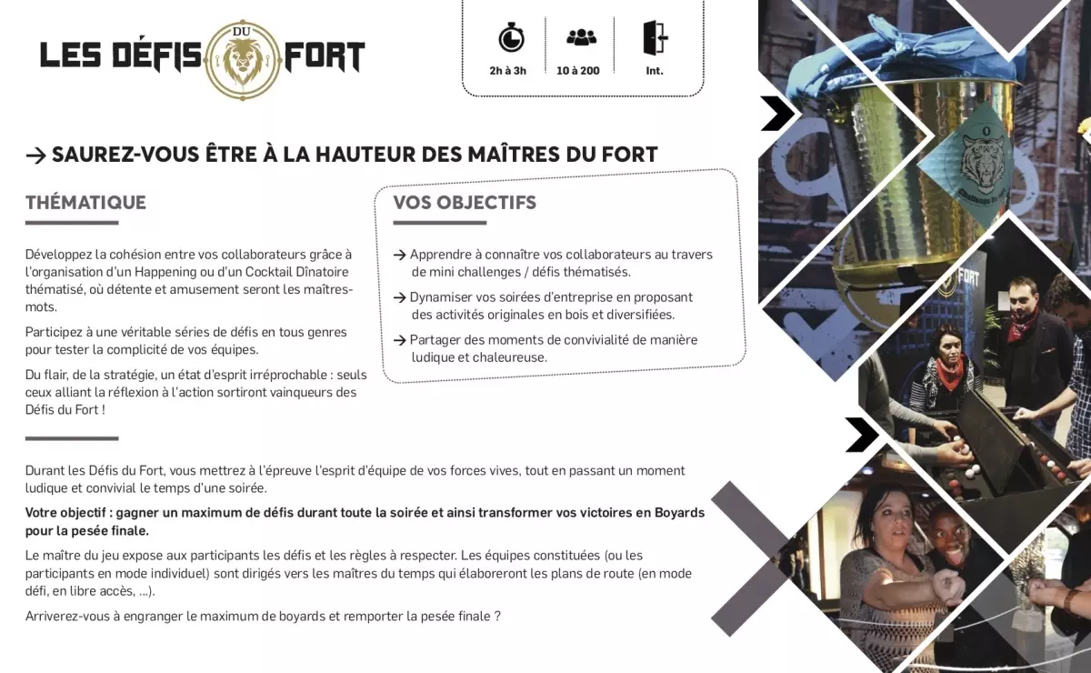 Les Défis du Fort