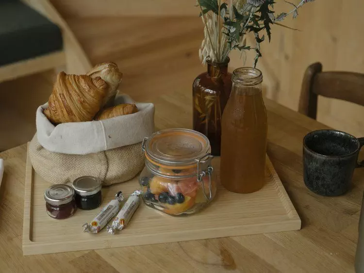 Petit-déjeuner en cabane