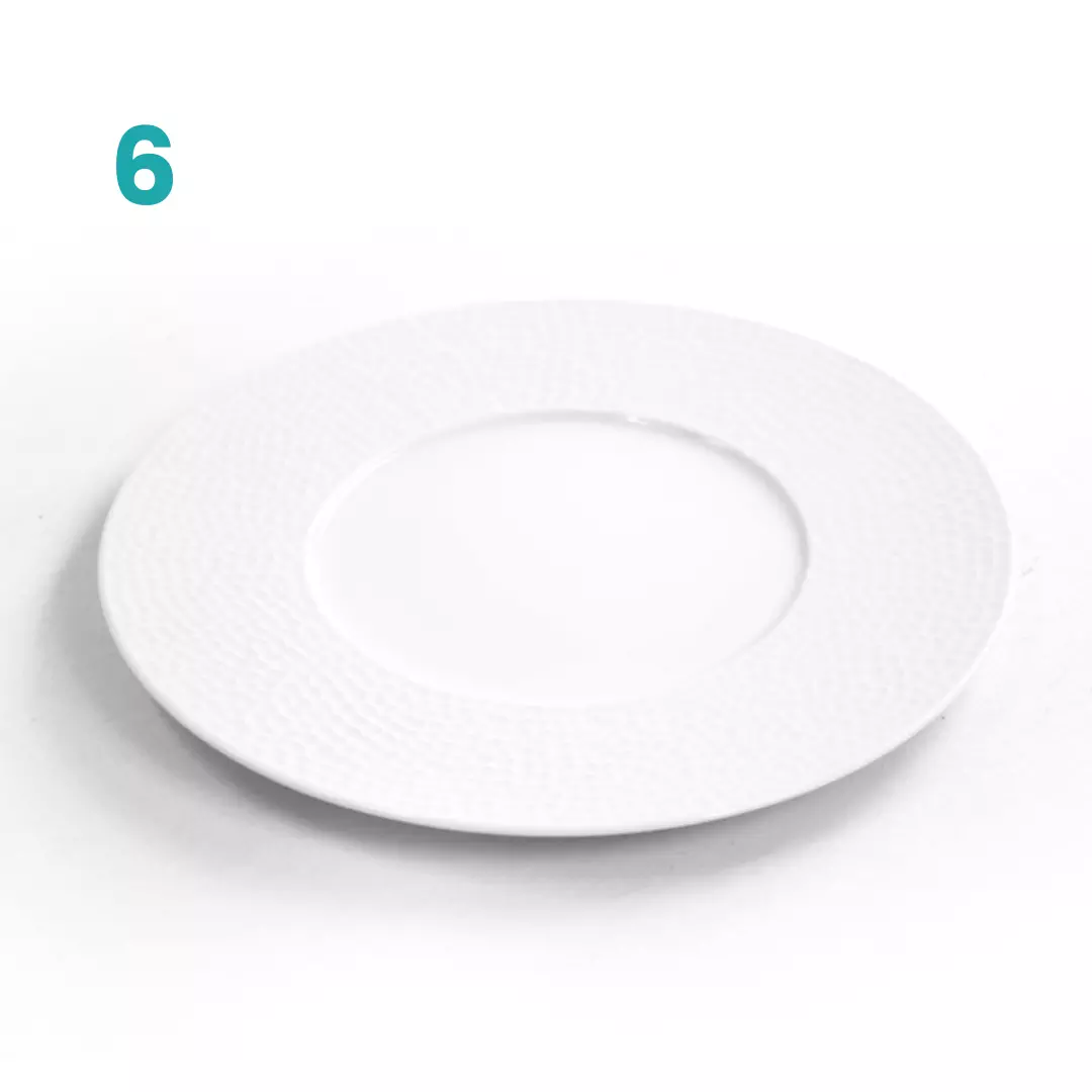 Assiette martelée 27cm