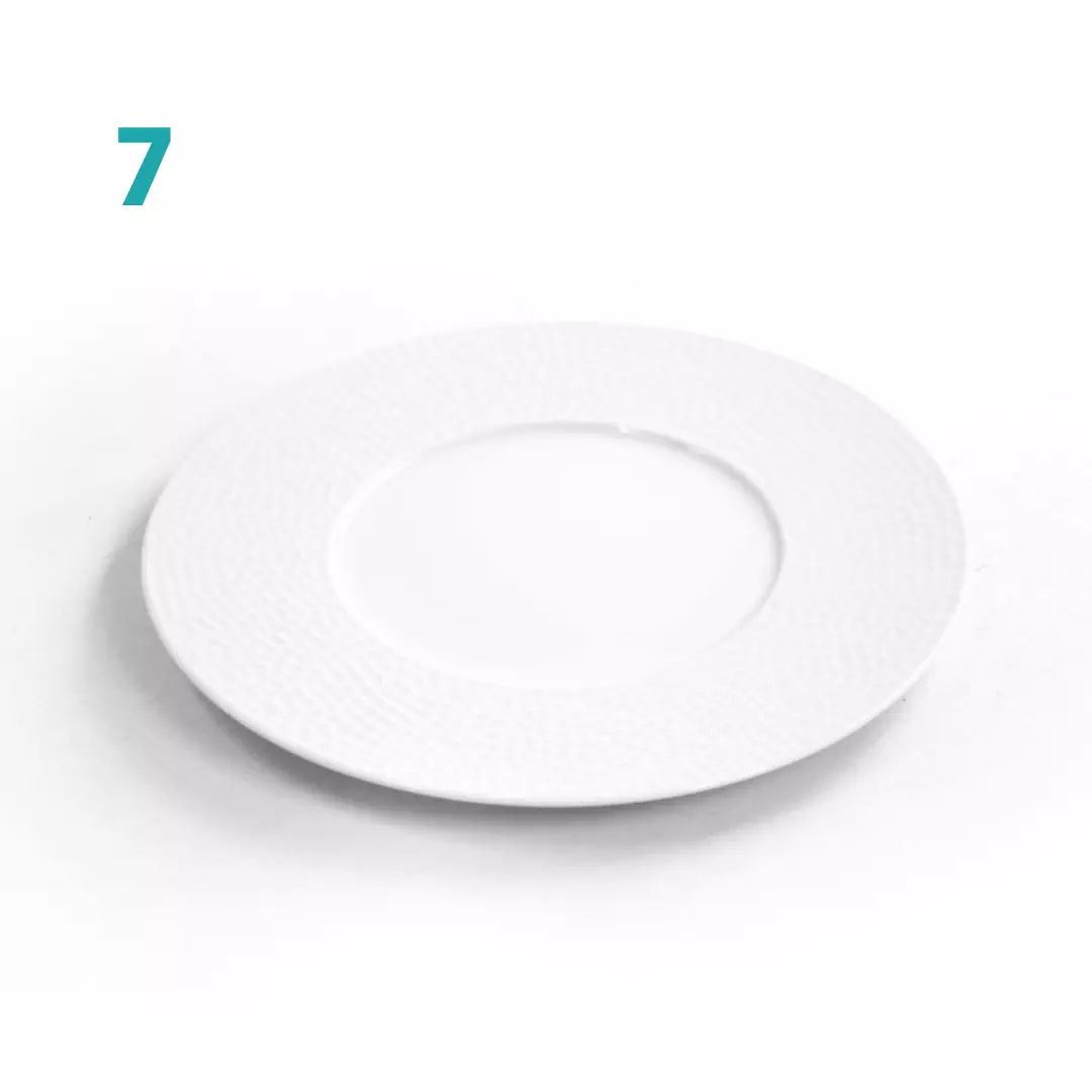 Assiette martelée 30cm