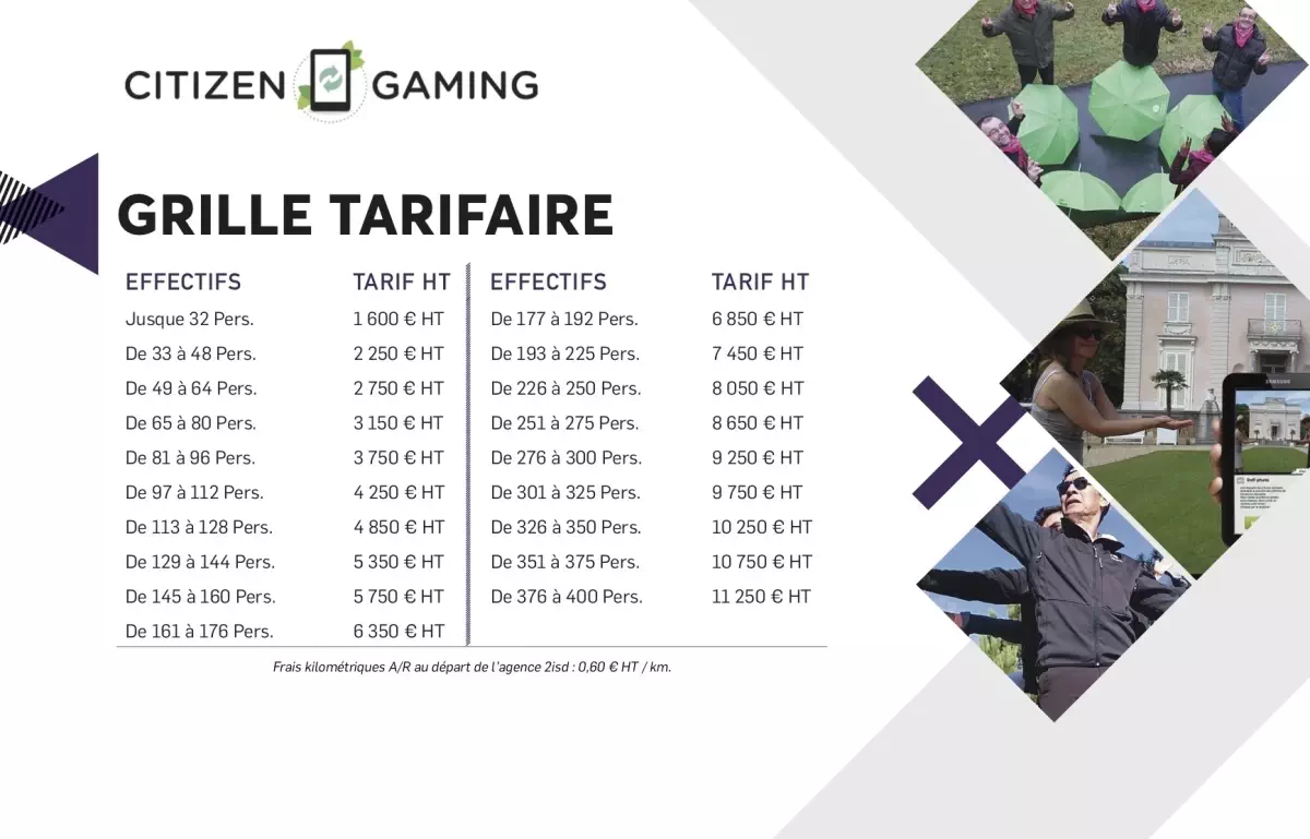 Tarifs