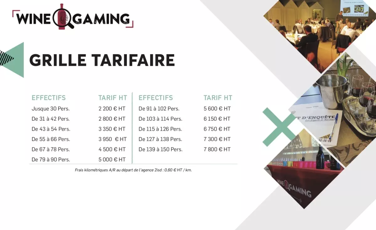 Tarifs