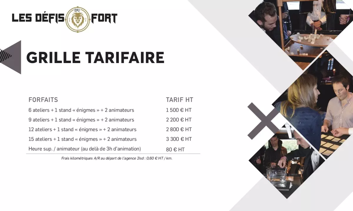 Tarifs