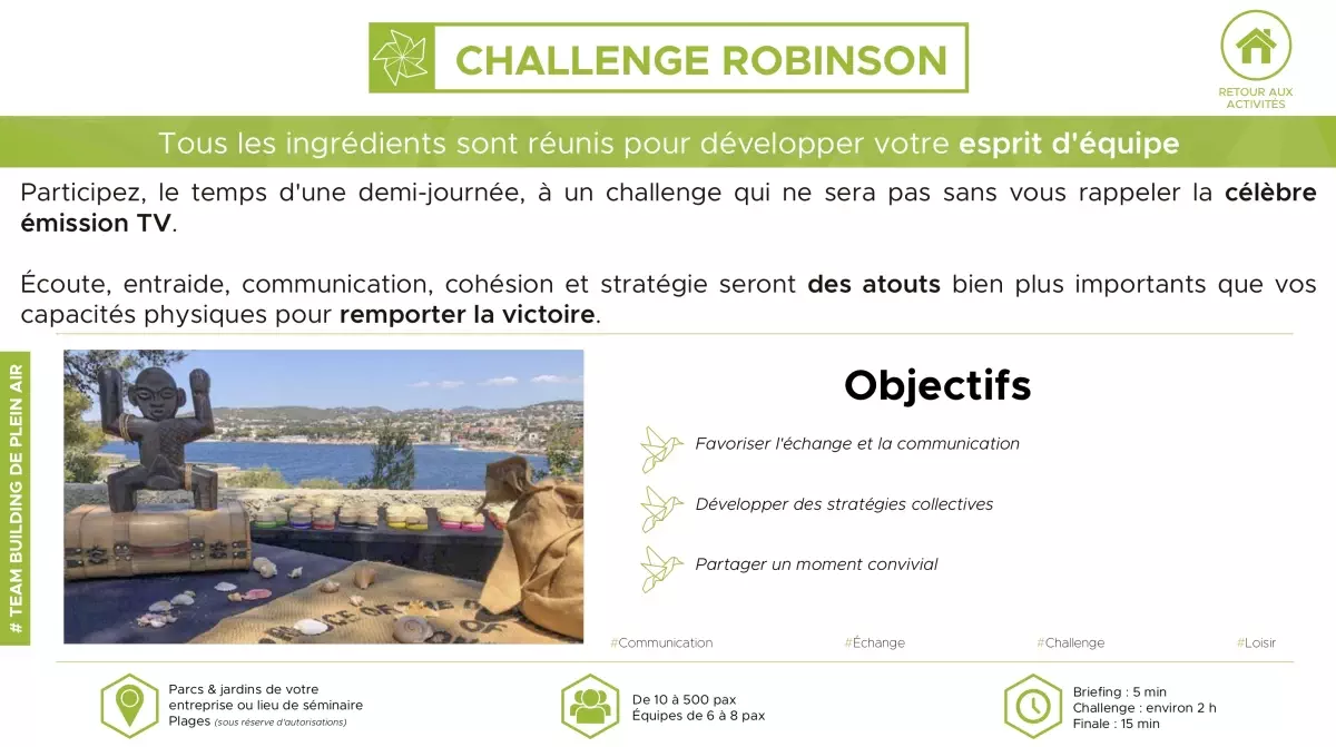 Challenge Robinson