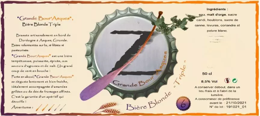 Etiquette Grande Bour'Asques