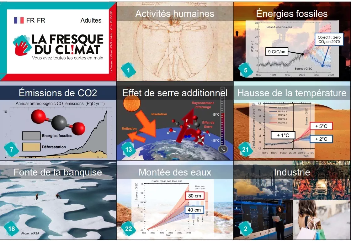 Quelques cartes d'animation