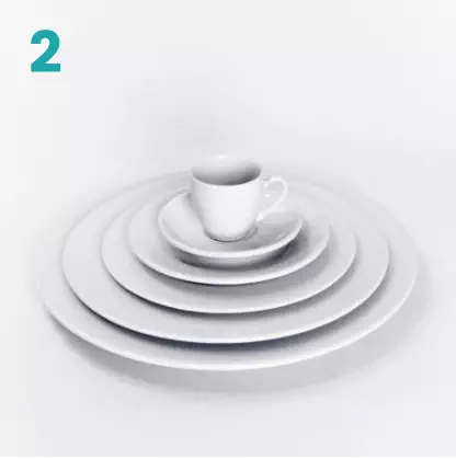 Assiette RONDE ELEGANCE