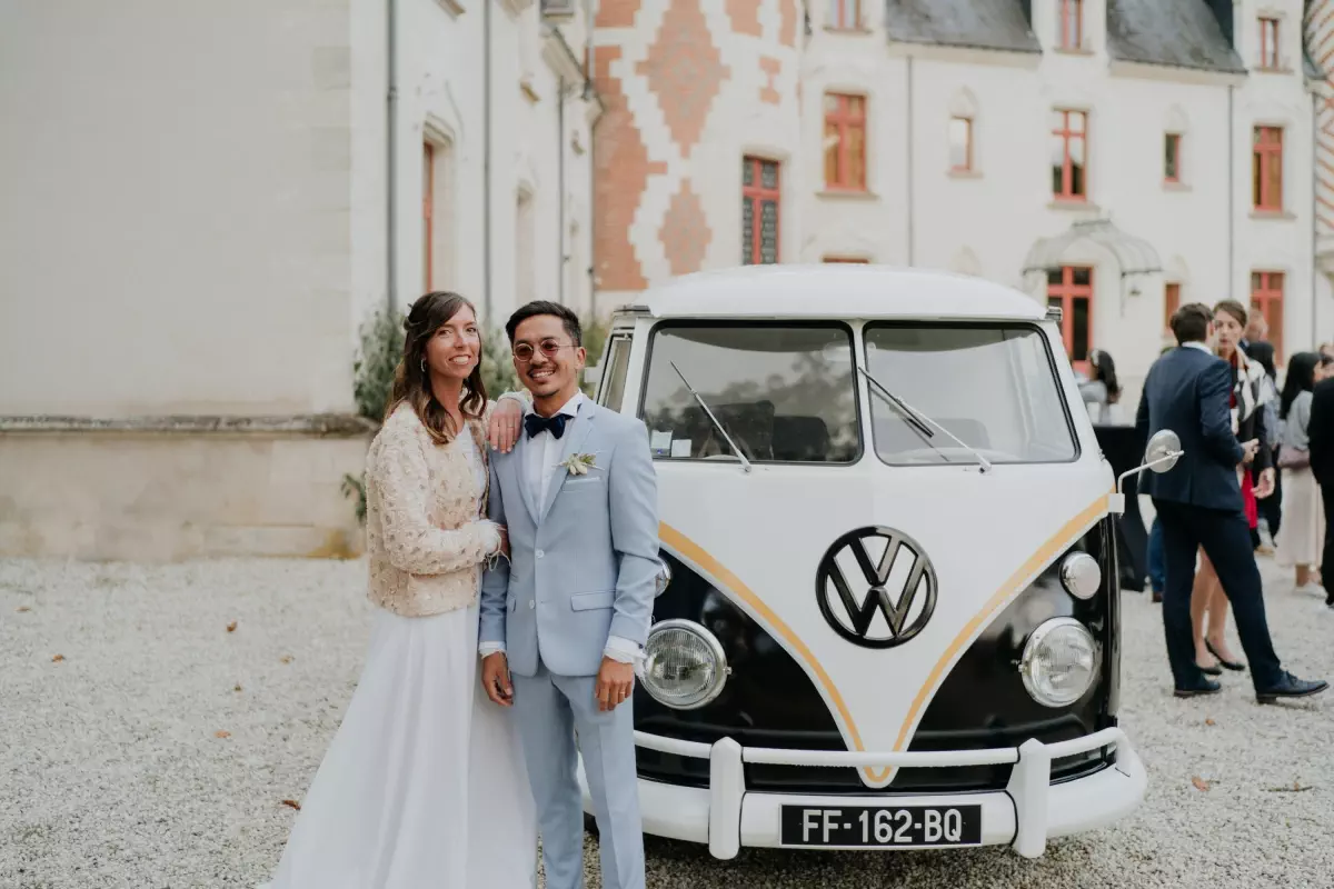 Les mariés et le Bière truck