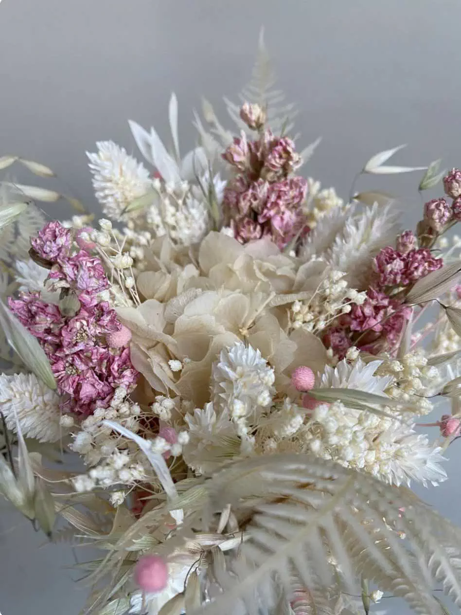 bouquet de mariée blanc