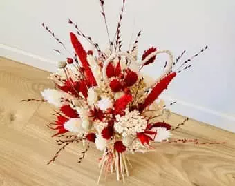 Bouquet de fleurs séchées