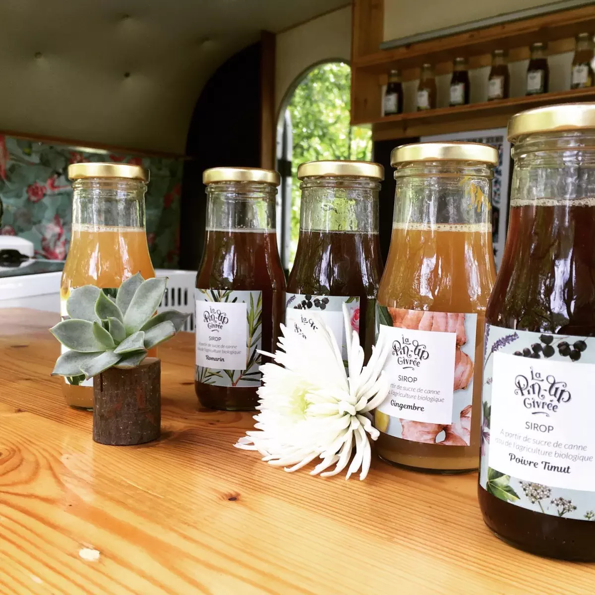 Bouteilles de sirops 25 cl