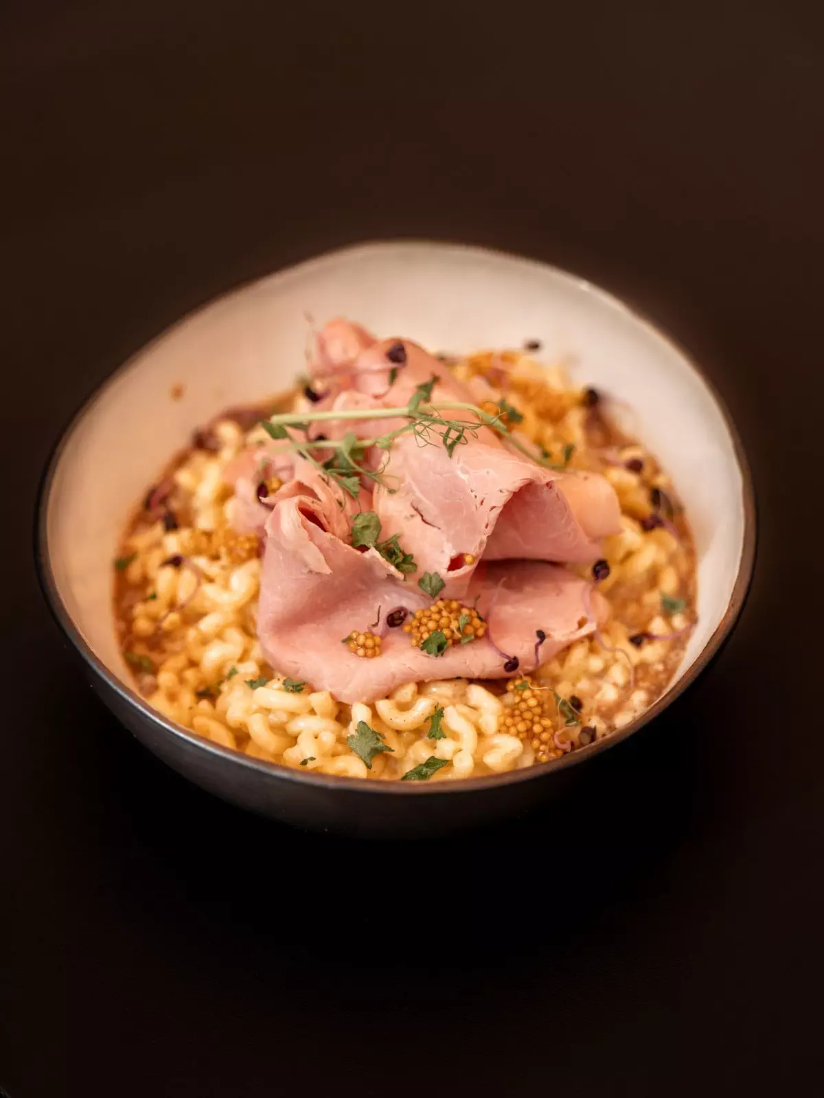 Gratin de coquillettes à la truffe