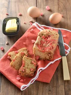 cake aux pralines roses