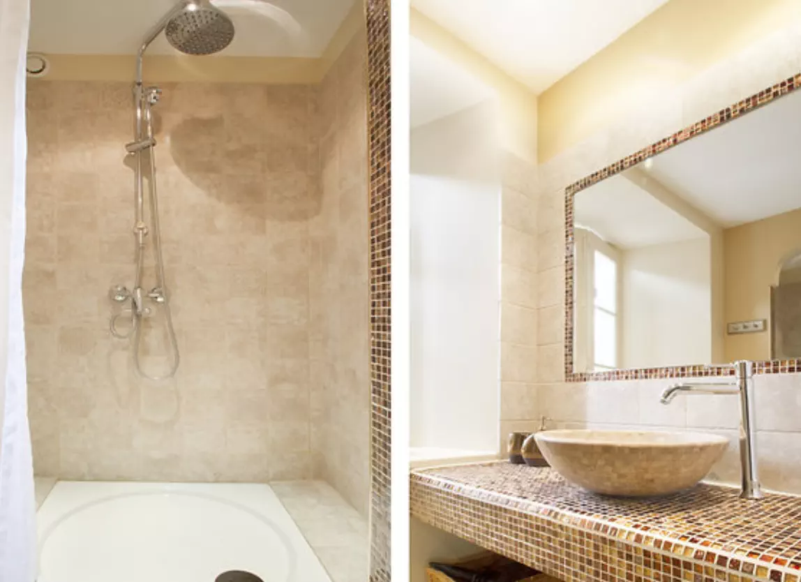 Salle de douche oriental 