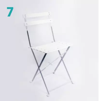 Chaise SQUARE Blanche