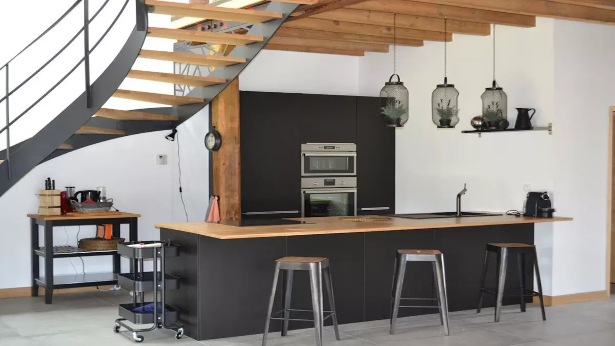 cuisine maison côté piscine