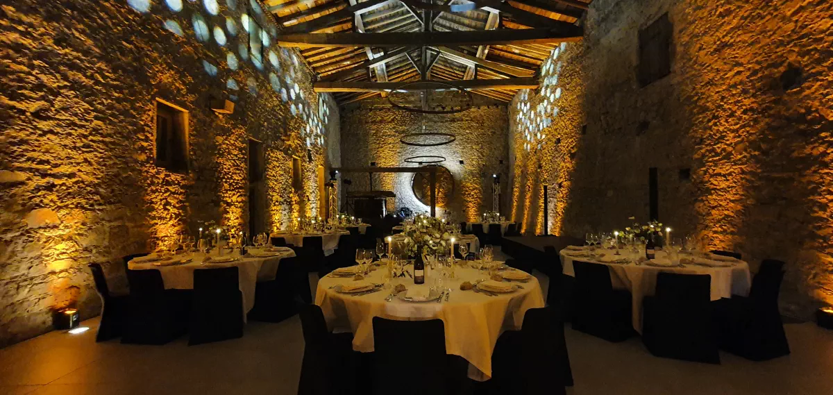Diner de Gala + mise en lumière