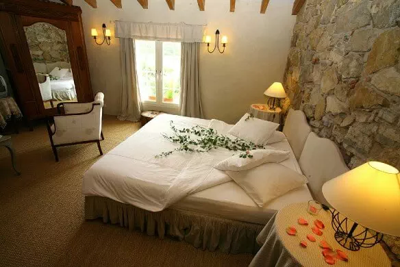 Une des chambres du domaine