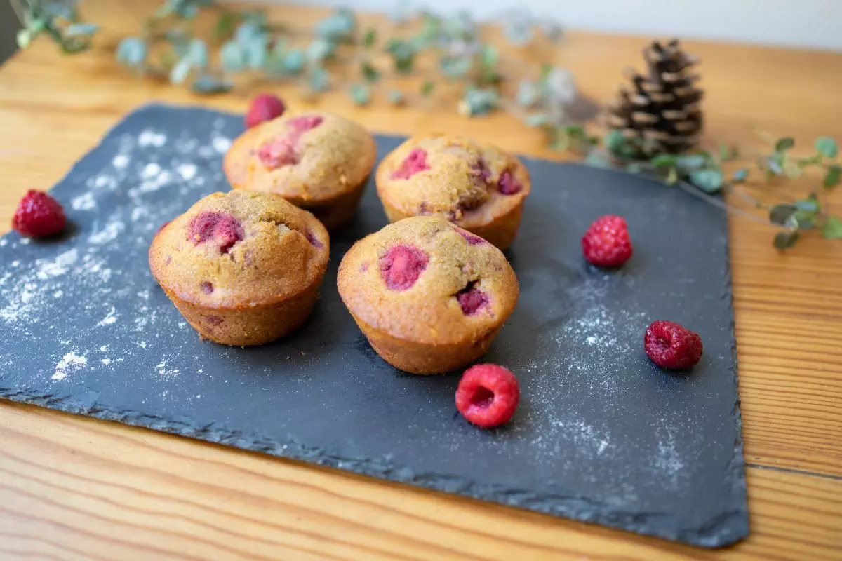 Muffin framboises