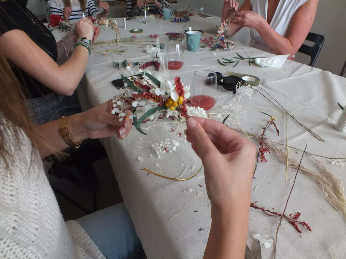 atelier bijoux fleuris