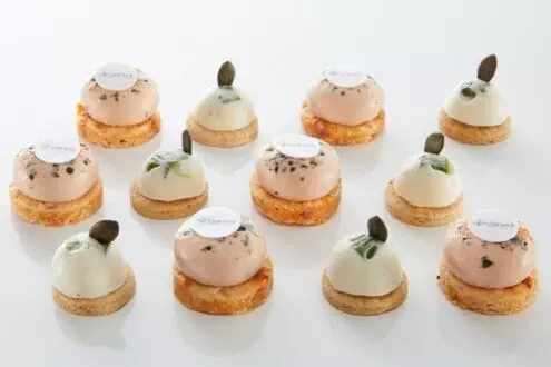 Duo de dômes gourmands