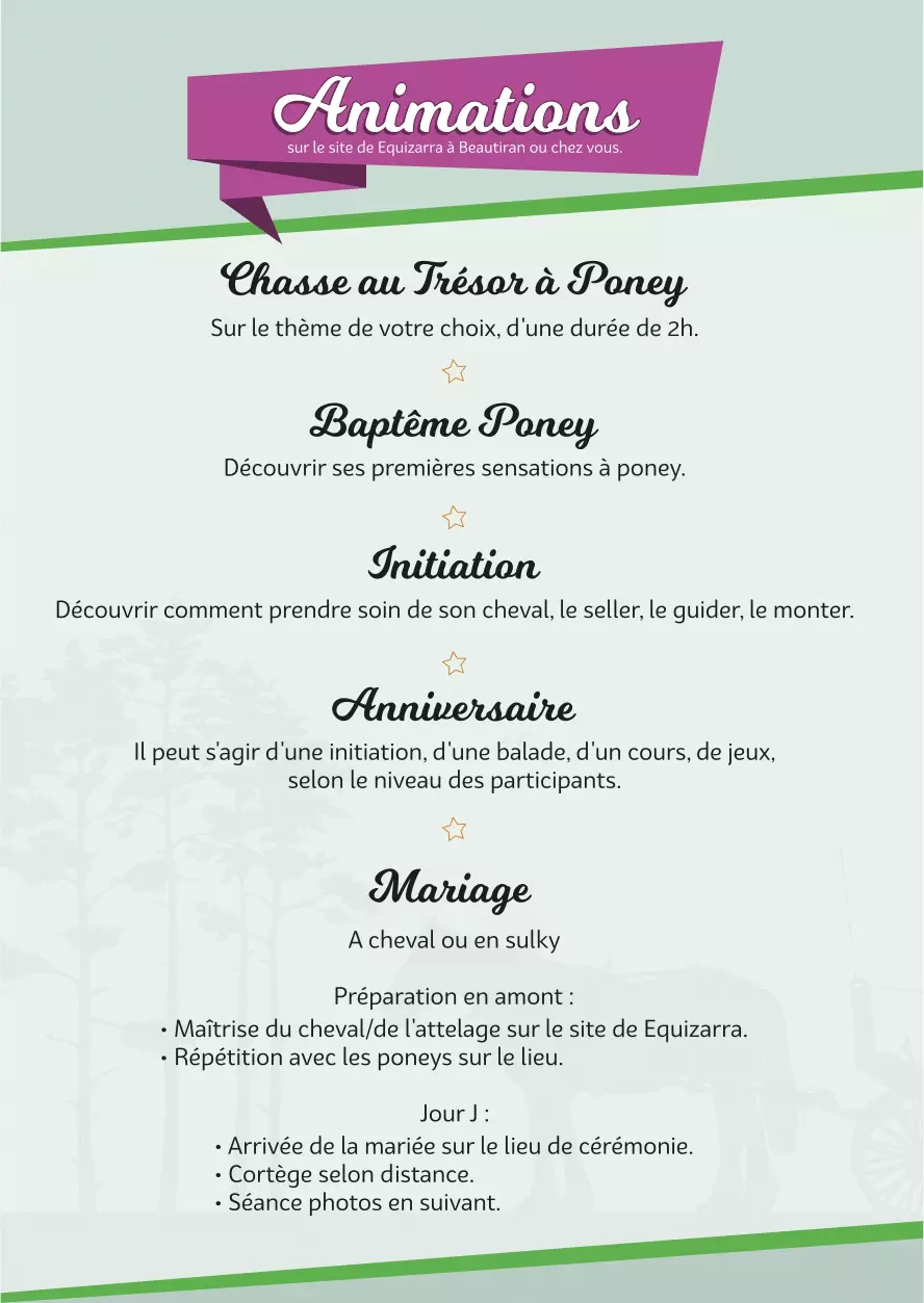 Dépliant événementiel