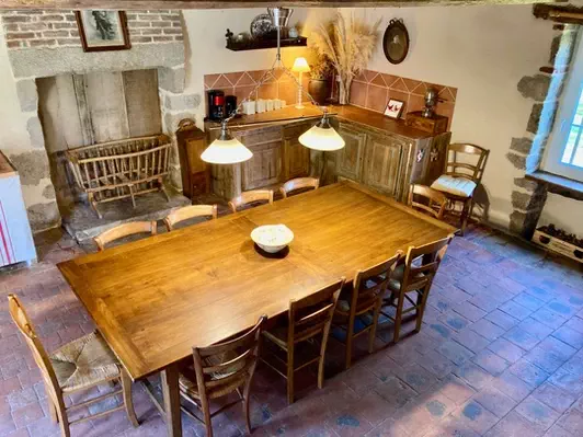 Exemple de cuisine/salle à manger de gîte