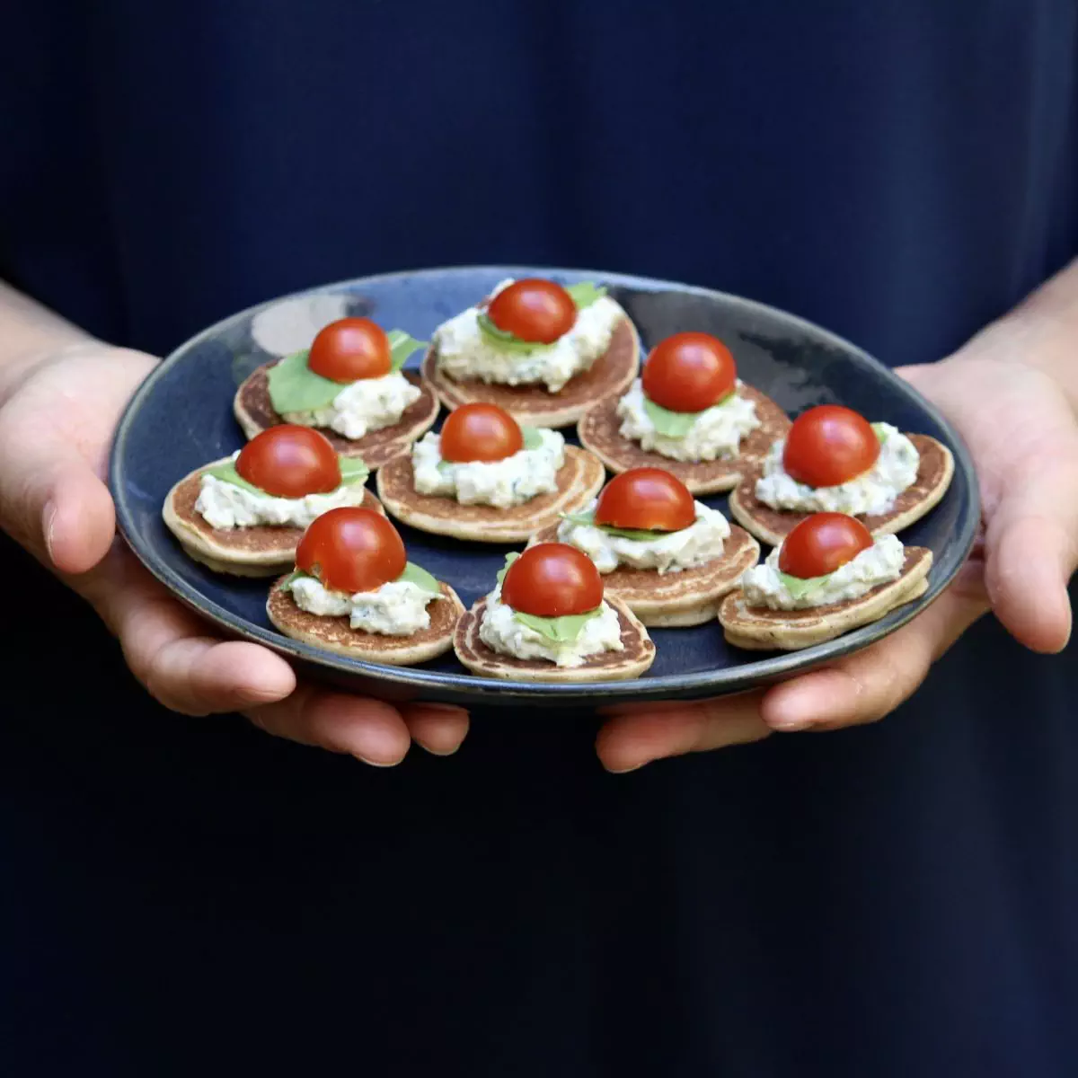 Blini sarrasin crème d'olives