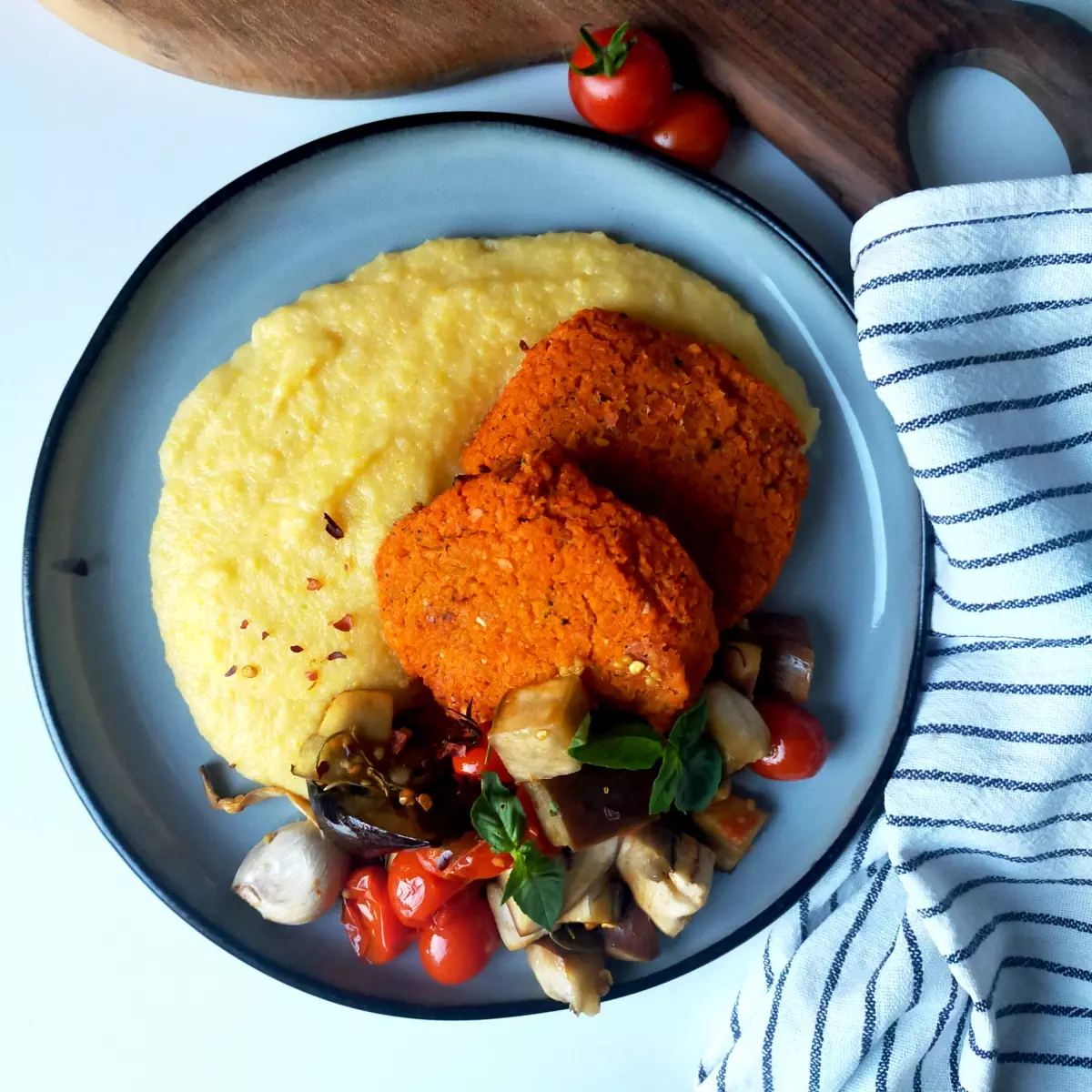 Exemple de plat - Galettes de lentilles