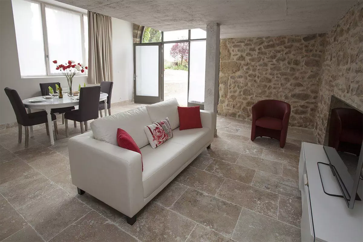 Intérieur d'un des gîtes