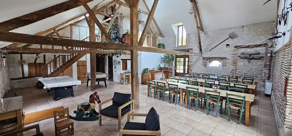Salle de réception du gîte