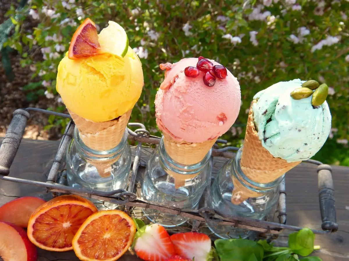 Sorbets plein fruit