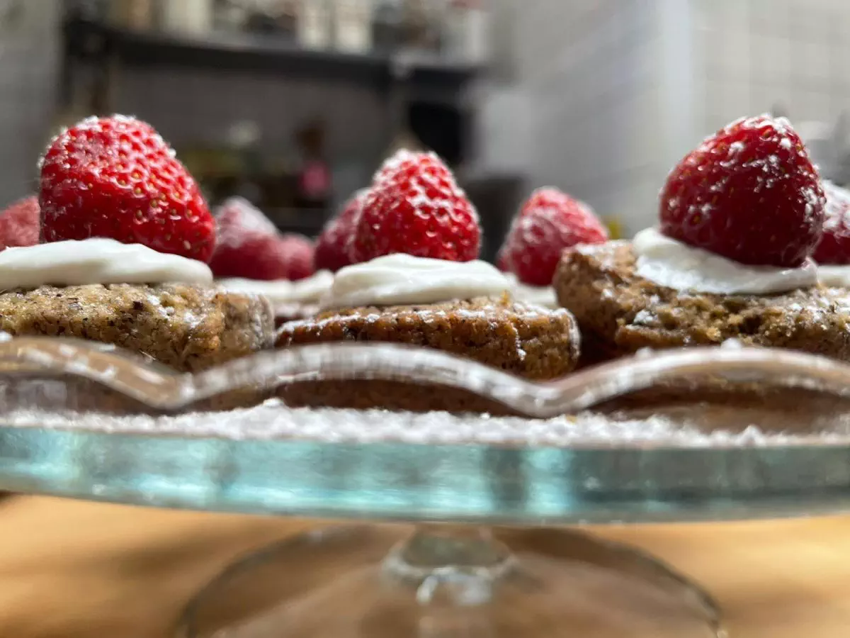 sablés et fruits