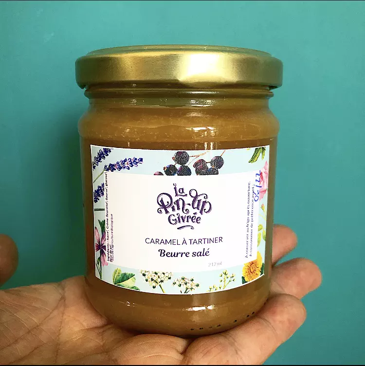 Pot caramel à tartiner personnalisable