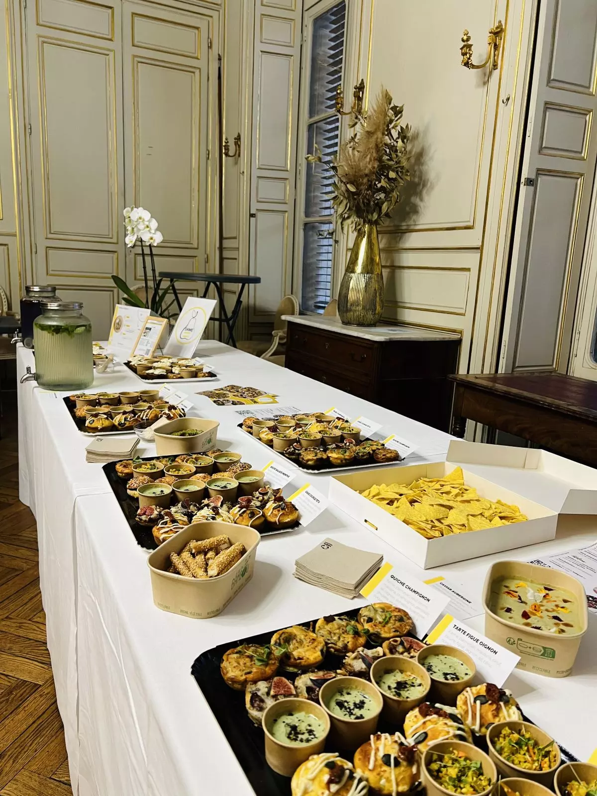 Exemple de bouchées (qui changent en fonction des invendus que l'on collecte toutes les semaines)